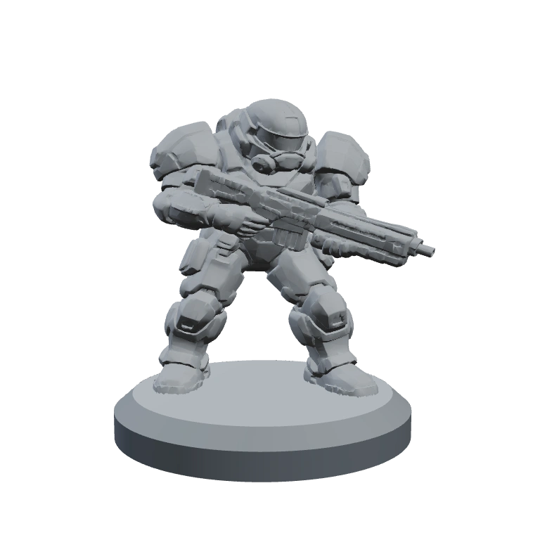 Terran Guard, Frontline, digital render