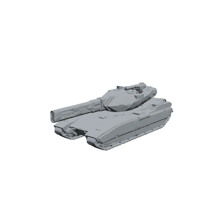 Vanguard Tank, digital render