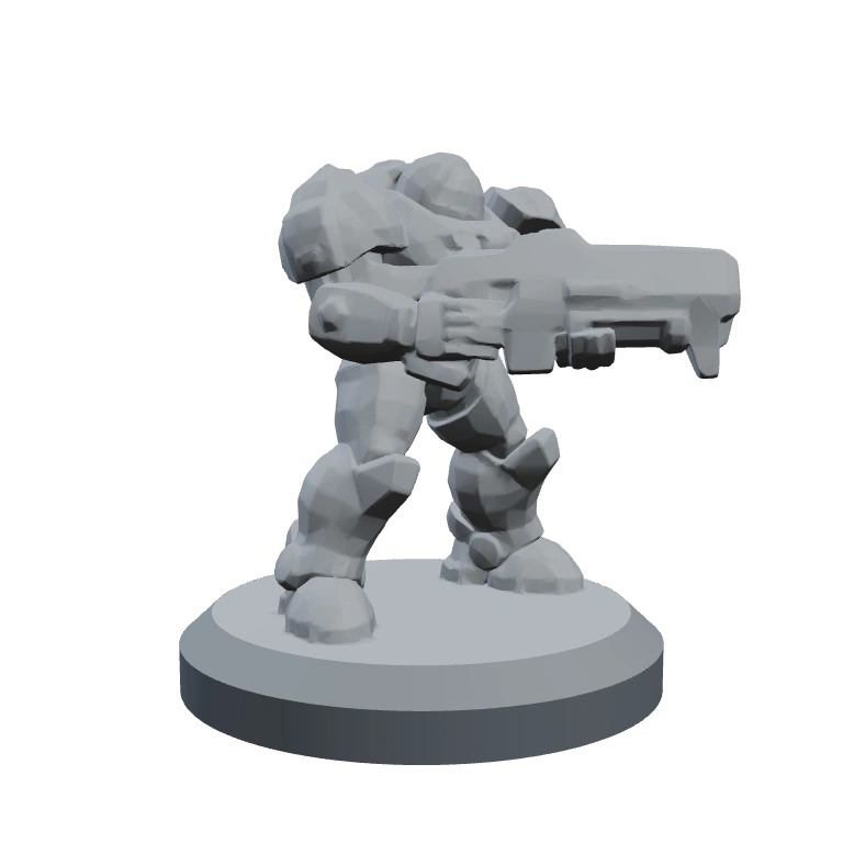 Terran Infantry, digital render