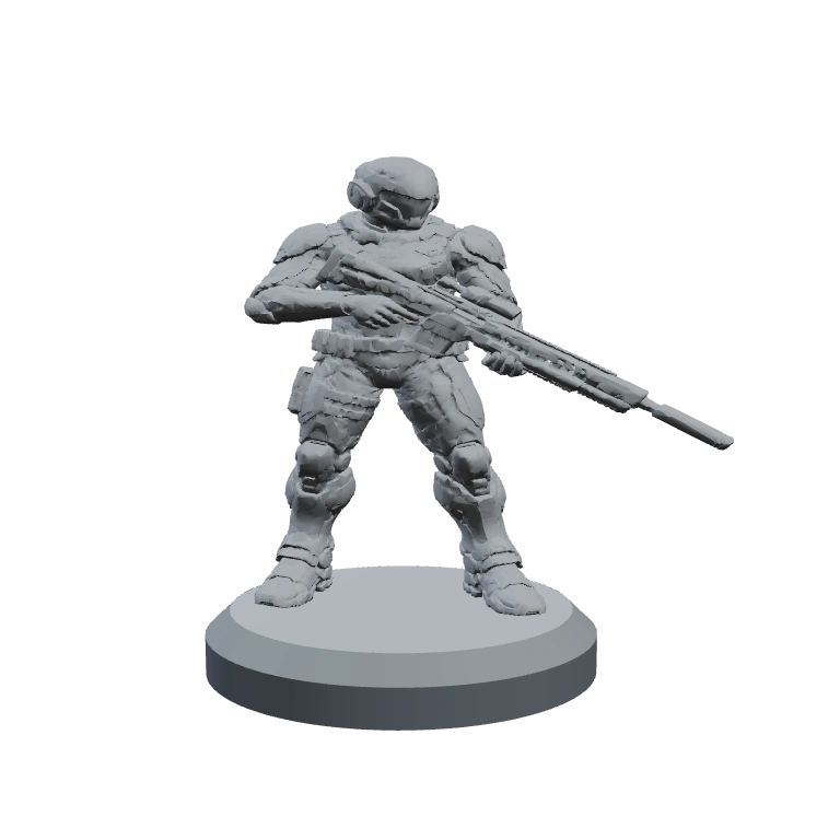 Obsidian Ghost, digital render